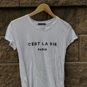 Brandy Melville "C'est La Vie" Tee